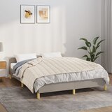 vidaXL Teška deka svijetla krem 135x200 cm 6 kg od tkanine | shoptok.hr