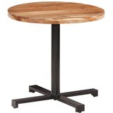 vidaXL bistro stol okrugli Ø 80 x 75 cm od masivnog bagremovog drva | shoptok.hr