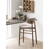 House Nordic Bež/tamno smeđa podstavljena barska stolica (visine sjedala 65 cm) Levanto – | shoptok.hr