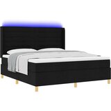 Box spring krevet s madracem Crna 140 x 200 cm tkanina | shoptok.hr