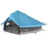 Tipi šator s krovom Plava 800 x 800 x 430 cm Poliester i čelik | Eponuda.com