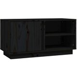 TV ormarić Crna 80 x 35 x 40 5 cm od masivne borovine | shoptok.hr