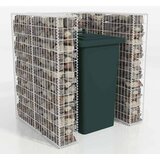  Gabionska ograda za kantu za otpad od čelika 110 x 100 x 120 cm | shoptok.hr