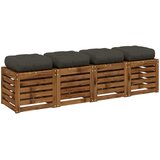  Jastučići za sjedalo od 4 dijela VIANEN 4 pcs 100% poliester | shoptok.hr