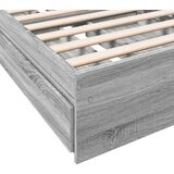 vidaXL Okvir kreveta s ladicama siva boja hrasta 75 x 190 cm drveni | shoptok.hr