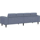  Tkaninska sofa s jastukom Plava 208 cm Baršunasta tkanina | shoptok.hr