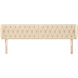  Uzglavlje s ušima krem 183x23x78/88 cm od tkanine | shoptok.hr