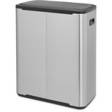 Brabantia Bo Touch Bin 60 L z 1 plastičnim vložkom - Matt Steel Fingerprint Proof | Shoptok.si