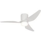 QAZQA Stropni ventilator bel, vključno z LED z daljinskim upravljanjem - Patty Cene