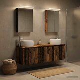  Set ormarića za kupaonicu 5 kom. Staro drvo Konstruirano drvo | shoptok.hr