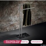 Premium linija samostojećeg držača za ručnike | Deluxe zlatni držač za ručnike TH8899<span> - </span>Nikal Cijene