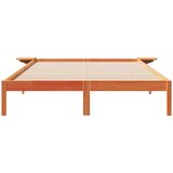  Posteljni okvir s stranskimi omaricami Voskast rjav, (5000084529) | Shoptok.si