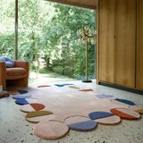 Flair Rugs Bež ručno rađen vunen tepih 120x170 cm Mia Scallop Frame – | shoptok.hr