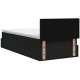  s madracem i skladištem Crna 90 x 200 cm Baršun - Crna 90 x 200 cm Prošiveno gumbima | shoptok.hr