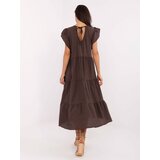 Och Bella Dress-TW-SK-BI-6-2172.96-dark brown | Shoptok.si