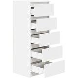  Komoda s ladicama bijela 37,5x35x99 cm izrađeno drvo | shoptok.hr