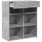  Komoda siva boja betona 80 x 42,5 x 93 cm od konstruiranog drva | shoptok.hr