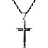 IZMAEL Ogrlica SC-22857 - Črna / Srebrna | Shoptok.si