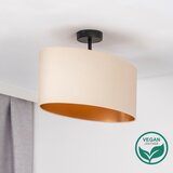  duolla - plafonski luster oval vegan 1xE27/15W/230V krem | Eponuda.com