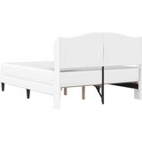  Krevetna konstrukcija Bijela 140 x 200 cm Umjetna koža | Eponuda.com