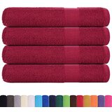 vidaXL Ručnici 4 kom bordo 100 x 200 cm 360 gsm od 100 % pamuka | shoptok.hr