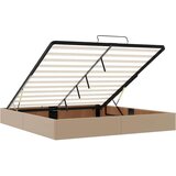 vidaXL Otomanski posteljni okvir brez vzmetnice kapučino 200x200 cm, (21608887) | Shoptok.si