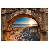 Samoljepljiva foto tapeta - Arch and Beach 98x70 | shoptok.hr