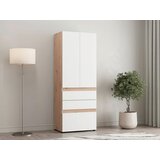 Lesnina XXXL OMARA ZA OBLAČILA, bela, hrast artisan | Shoptok.si