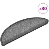 vidaXL Prostirke za stepenice 30 kom tamnosive 56x17x3 cm | shoptok.hr