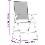  5-dijelni vrtni blagovaonski set antracit čelični | shoptok.hr