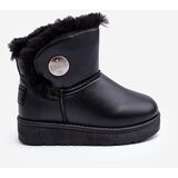 Big Star Children's Snow Boots Lined with Fur Black | ePonuda.com