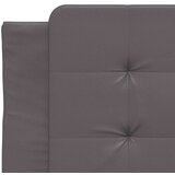  Postelja z vzmetnico siva 90x200 cm umetno usnje | Shoptok.si