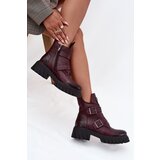 Zazoo Leather insulated women's boots with buckles and decorative detail | shoptok.hr