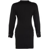 Trendyol Crna haljina Detaljna haljina crna | siva | ePonuda.com