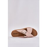Inblu Leather Women's Slippers With Buckle Pink | shoptok.hr