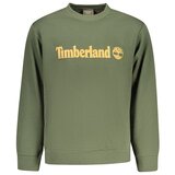 Timberland muška dukserica s okruglim izrezom i tiskanim logotipom maslinasto zelena Cijene