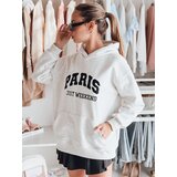 DStreet Bluza damska oversize z kapturem PARISSIA szara | Shoptok.si