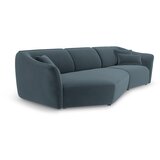 Cosmopolitan Design Plava baršunasti kutna garnitura Tokyo – | shoptok.hr