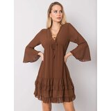 Italy Moda Dress-DHJ-SK-10613B.07-brown Cijene