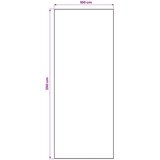  Traka za tepih LESAKA Smeđa 100 x 250 cm Dijamantni baršun | shoptok.hr