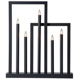 Eglo 410952 - Božićni svećnjak FRAME 5xE10/3W/230V, crne boje | Eponuda.com