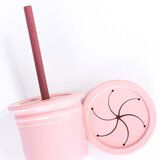 Minikoioi Sip+Snack Set komplet pribora za jelo za djecu Pink / Rose | shoptok.hr