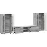  Set TV komoda FLORIN 3 pcs Siva Sonoma Konstruirano drvo | shoptok.hr