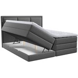MID.YOU POSTELJA BOXSPRING 140 cm x 200 cm , tekstil antracit | Shoptok.si