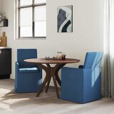  Trpezarijske stolice 2 pcs Plava 57 x 67 x 95 cm tkanina | shoptok.hr