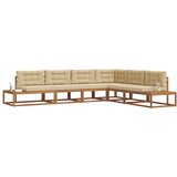  Set vanjskih sofa Prirodna i bež | shoptok.hr