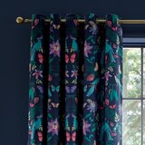 Catherine Lansfield Plave zavjese u setu 2 kom 117x229 cm Mya Tropical Bird – Cijene