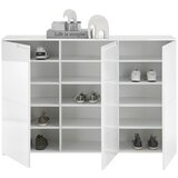 XORA omara za čevlje bela, bela, visoki sijaj | Shoptok.si