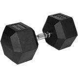  Gumom obložena bučica od lijevanog željeza HEX 40 kg REBEL ACTIVE Cijene
