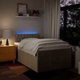  Krevet box spring s madracem krem 120 x 190 cm od tkanine | shoptok.hr